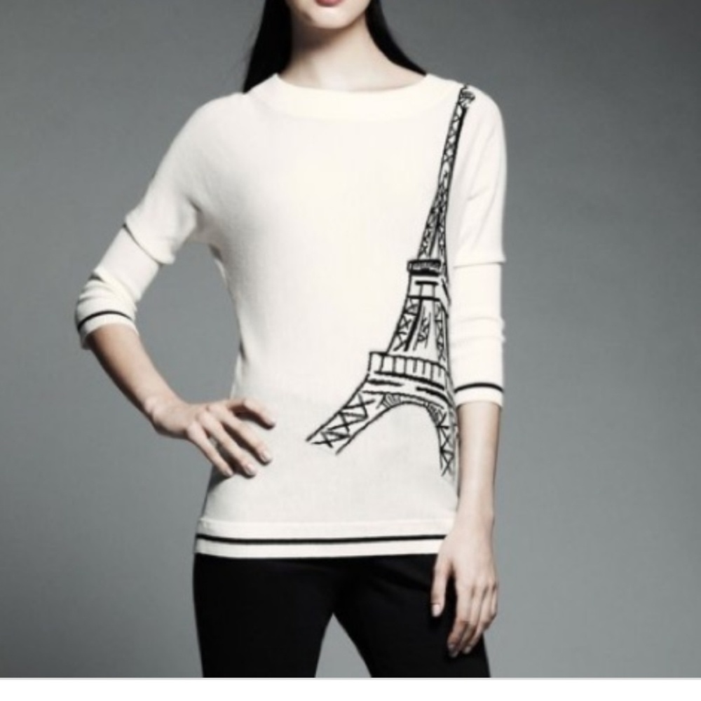 Catherine Malandrino Eiffel Tower Sweater